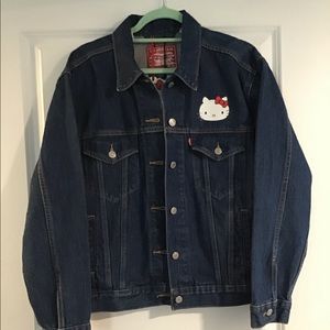 Lévis Hello Kitty Denim Jean Jacket NWT XL